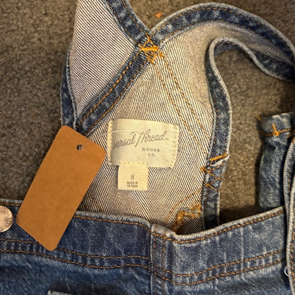 NWT universal thread Blue Denim Overalls size small - Picture 2 of 4